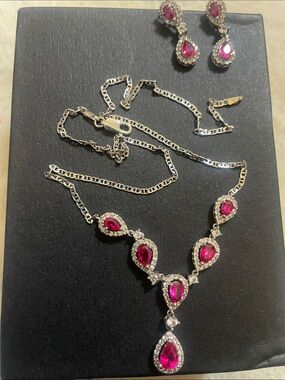 Made in Italy Sterling Silver Swarovski & CZ Set